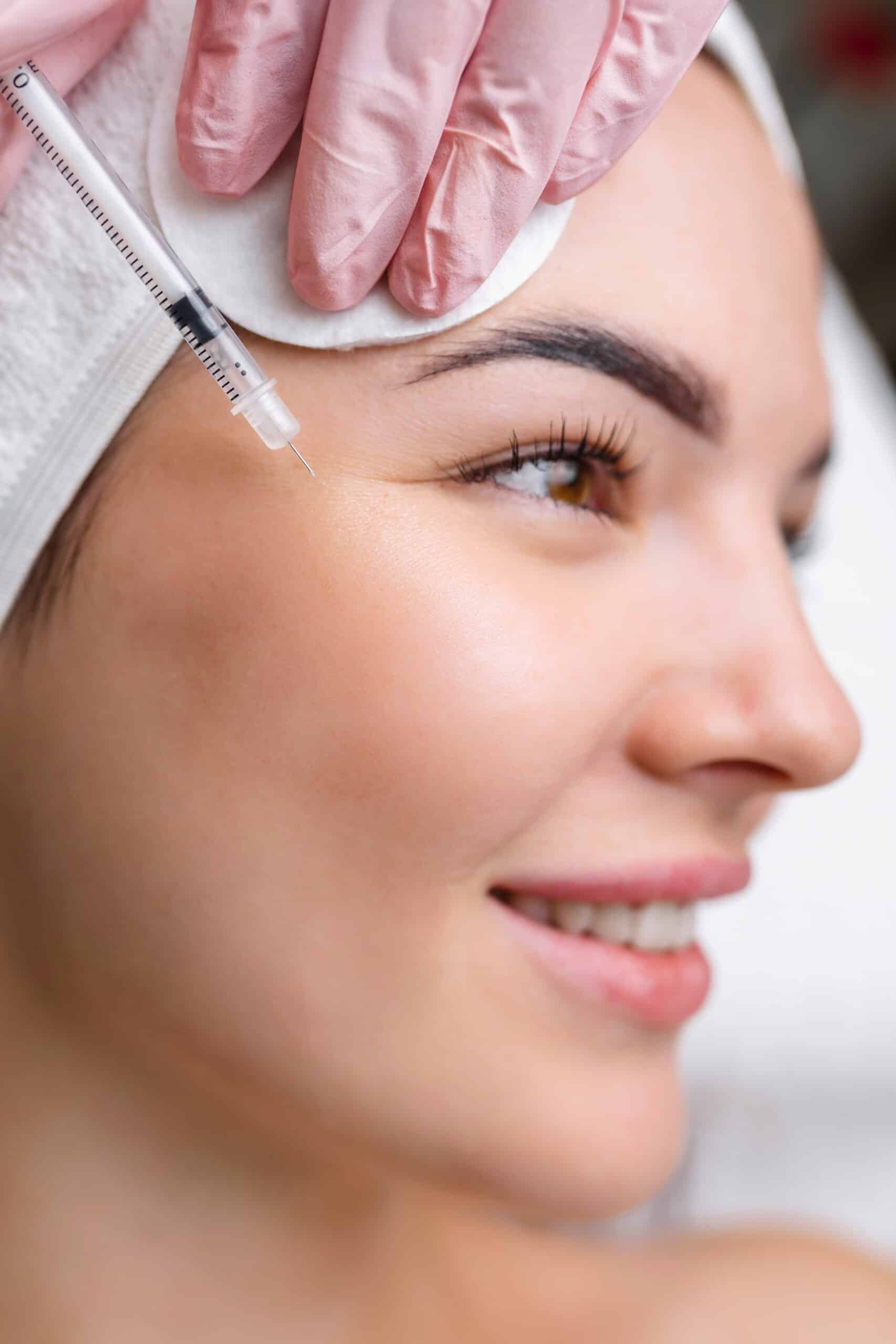 Close up Skin treatment Dysport® Injections in Burlington & Norwell, MA